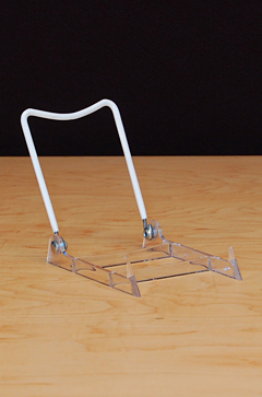 Clear Acrylic Base Small Easels (Dozen) 