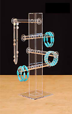 Clear Acrylic Jewelry Displays