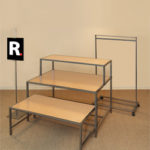 Display Table Set - Raw Steel Frame