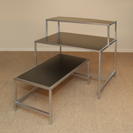 Display Tables - Black Laminate Top