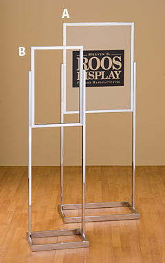 Rectangular Bulletin Sign Stand