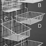 Wire Baskets for Grid Wall